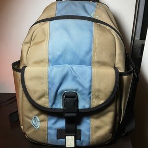 Timbuk2 Backpack. In blue and beige Nice condition